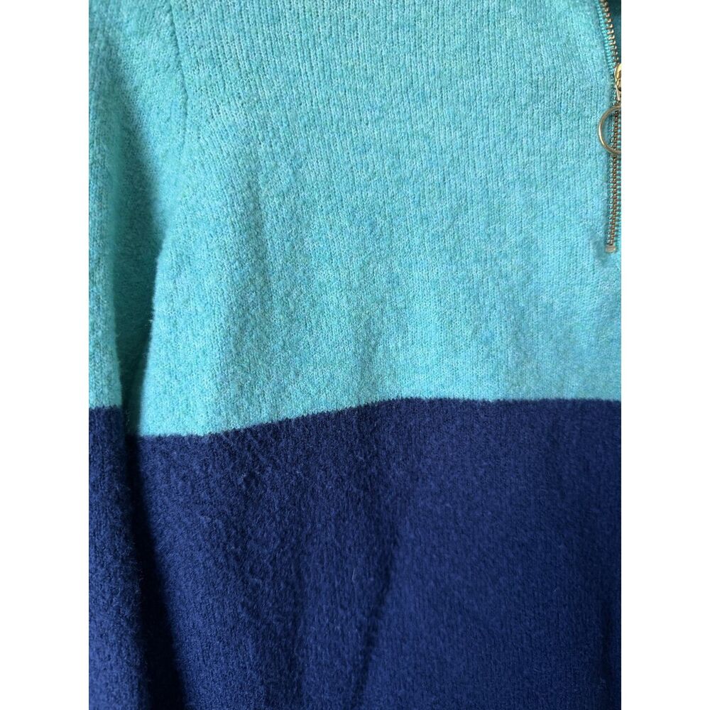 J.Crew Colorblock Quarterzip - Picture 2 of 7